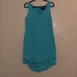 Light Blue linen/ sleeveless dress